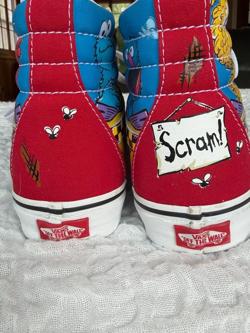 Vans x Sesame Street Sk8-hi High Top Sneakers Women’s 9.5 Men’s 8